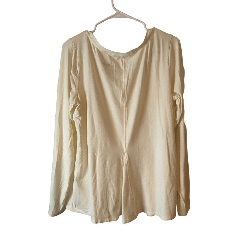 Any Body LS Ivory Top L - Picture 2 of 12
